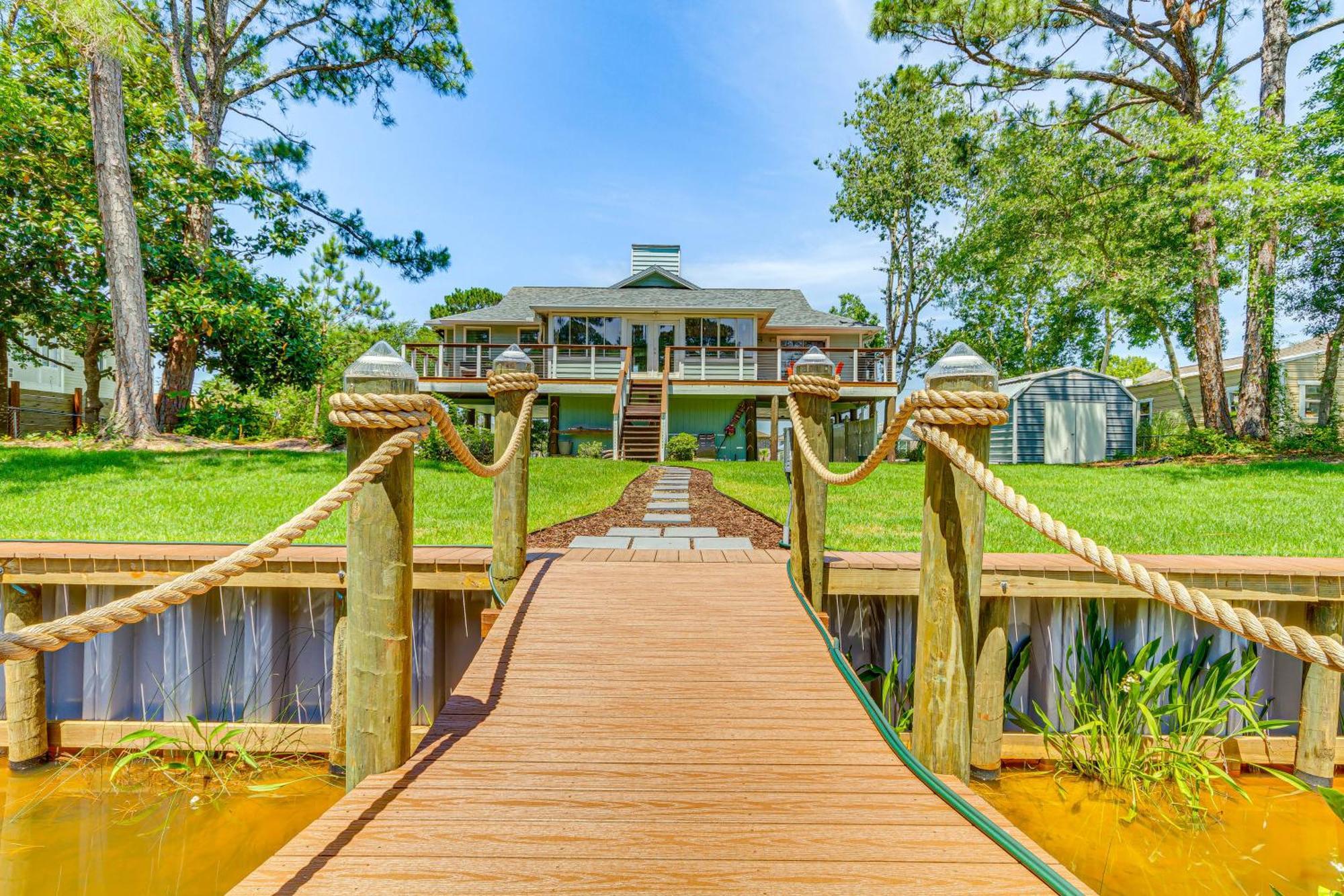 Waterfront Florida Vacation Rental With Boat Dock Milton Buitenkant foto
