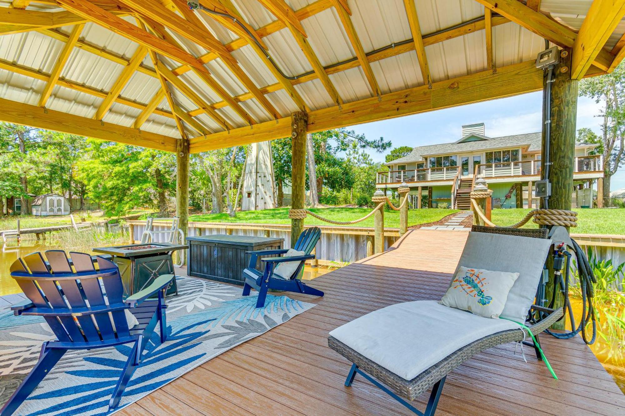 Waterfront Florida Vacation Rental With Boat Dock Milton Buitenkant foto