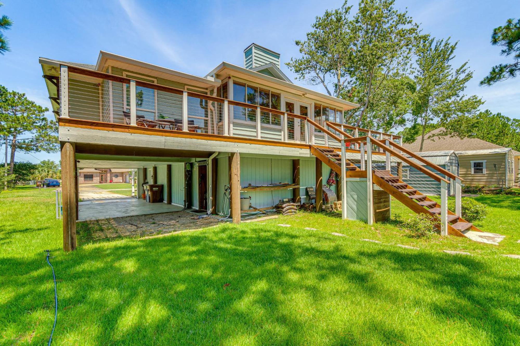 Waterfront Florida Vacation Rental With Boat Dock Milton Buitenkant foto
